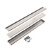 Nero NRFG010HSBN Tile Insert V Channel 800x106mm Floor Grate 90mm Outlet Brushed Nickel image 2 | SKU: NRFG010HSBN