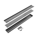 Nero NRFG010HSGM Tile Insert V Channel 800x106mm Floor Grate 90mm Outlet Gun Metal image 2 | SKU: NRFG010HSGM