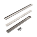 Nero NRFG011HSBN Tile Insert V Channel 800x82mm Floor Grate 50mm Outlet Brushed Nickel image 2 | SKU: NRFG011HSBN