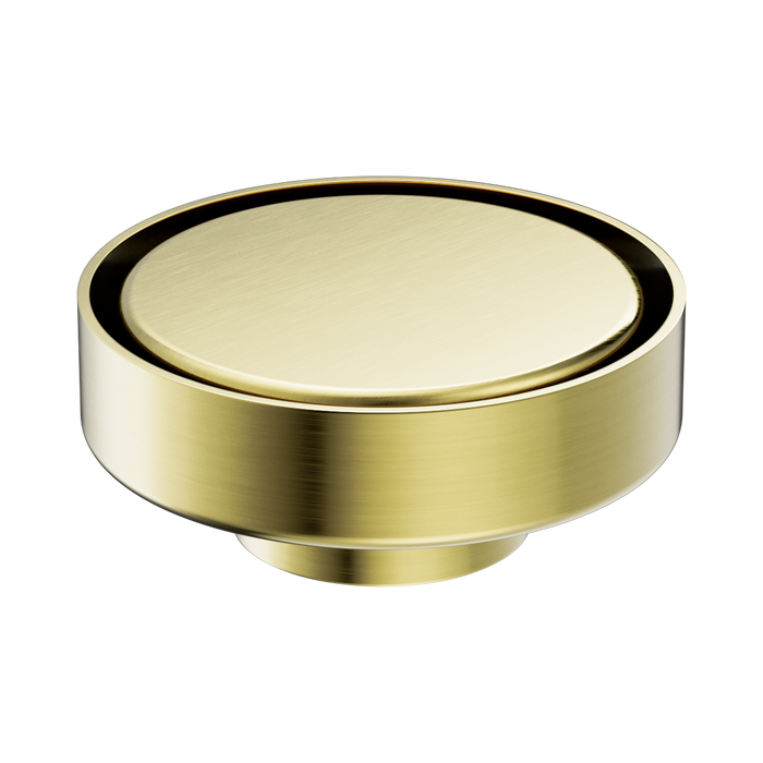 Nero NRFW003BG 100mm Round Tile Insert Floor Waste 50mm Outlet Brushed Gold image 2 | SKU: NRFW003BG