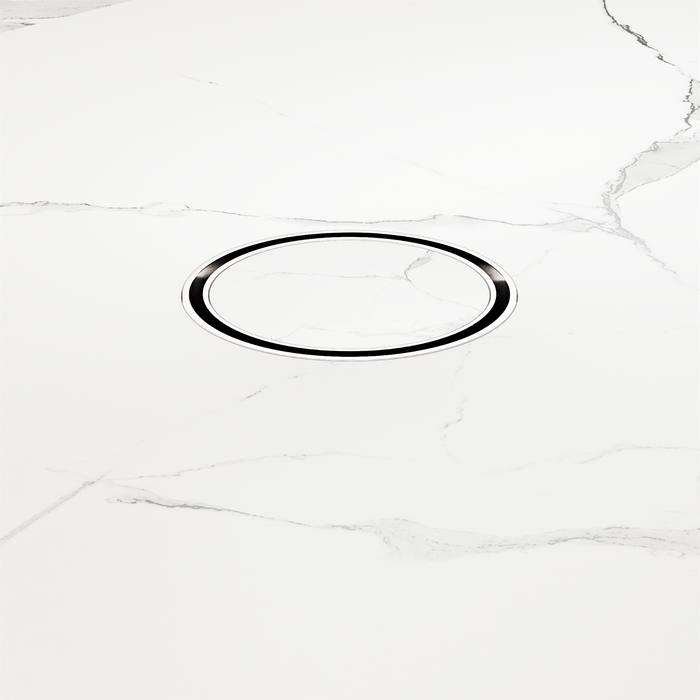 Nero NRFW003CH 100mm Round Tile Insert Floor Waste 50mm Outlet Chrome image 3 | SKU: NRFW003CH