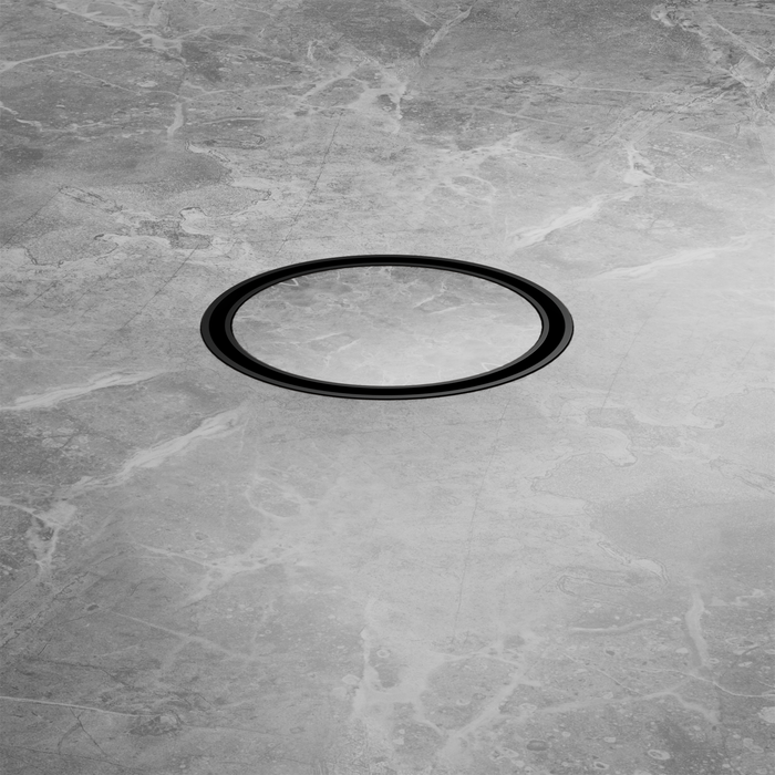 Nero NRFW003MB 100mm Round Tile Insert Floor Waste 50mm Outlet Matte Black image 4 | SKU: NRFW003MB