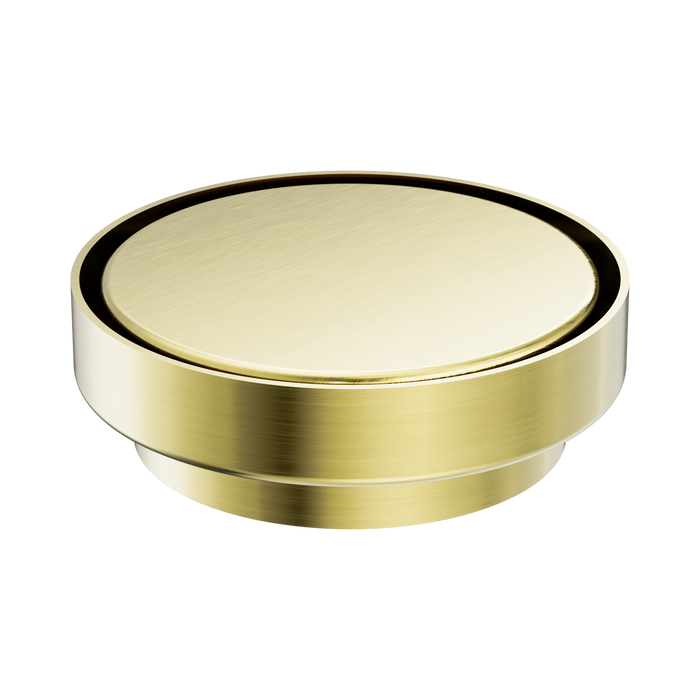 Nero NRFW005BG 130mm Round Tile Insert Floor Waste 100mm Outlet Brushed Gold image 2 | SKU: NRFW005BG