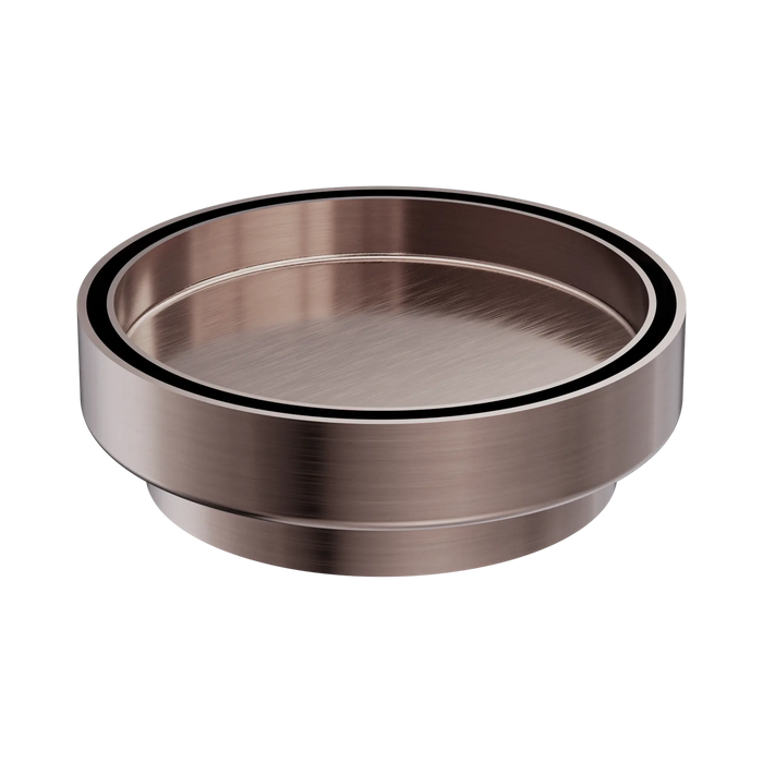 Nero 130mm Round Tile Insert Floor Waste 100mm Outlet