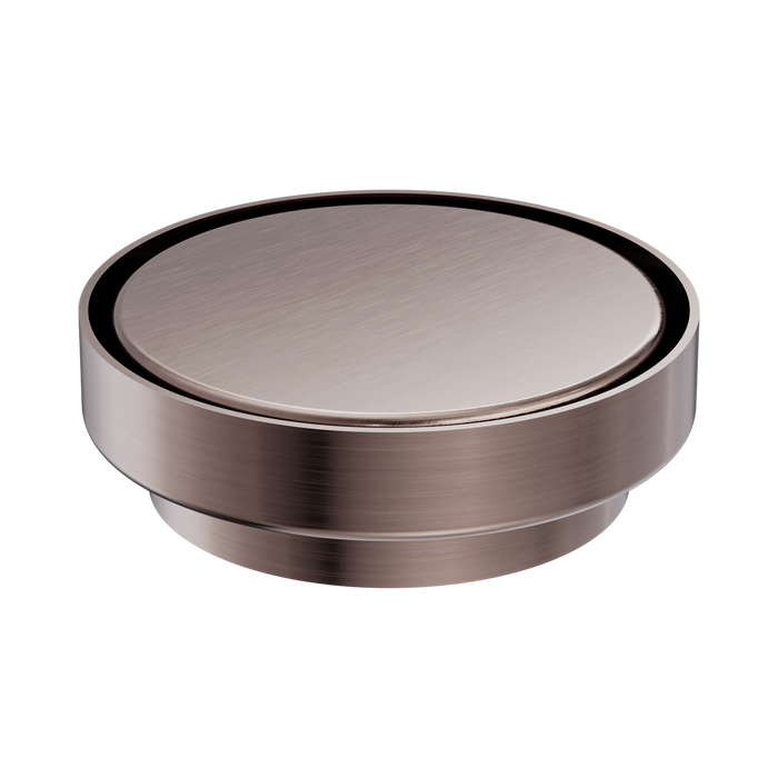 Nero NRFW005BZ 130mm Round Tile Insert Floor Waste 100mm Outlet Brushed Bronze image 2 | SKU: NRFW005BZ
