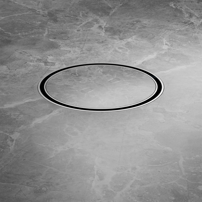 Nero NRFW005CH 130mm Round Tile Insert Floor Waste 100mm Outlet Chrome image 4 | SKU: NRFW005CH