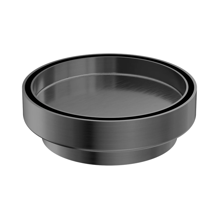 Nero 130mm Round Tile Insert Floor Waste 100mm Outlet