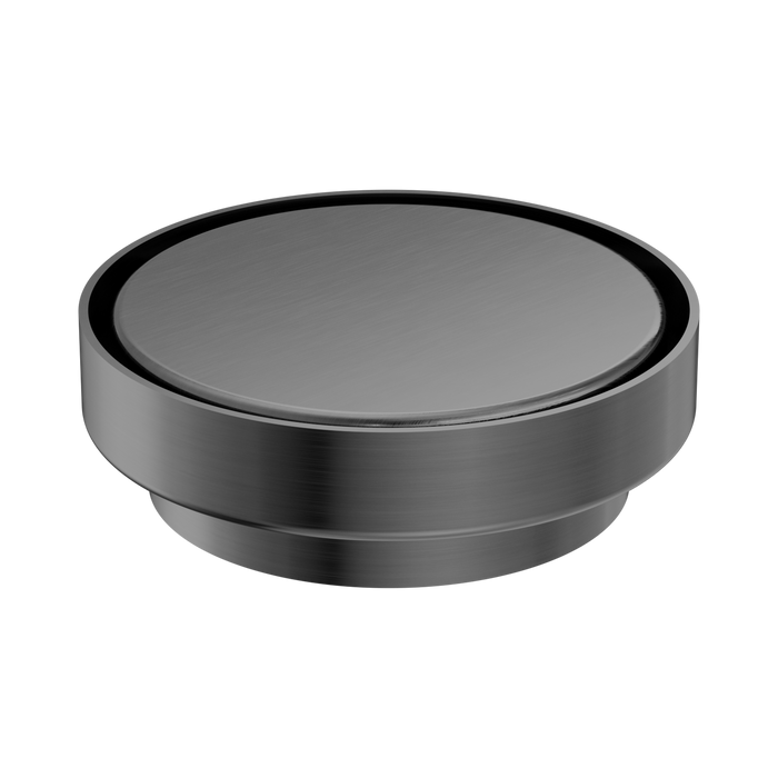 Nero NRFW005GM 130mm Round Tile Insert Floor Waste 100mm Outlet Gun Metal image 2 | SKU: NRFW005GM