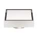 Nero NRFW006BN 100mm Square Tile Insert Floor Waste 50mm Outlet Brushed Nickel image 4 | SKU: NRFW006BN