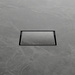 Nero NRFW006GM 100mm Square Tile Insert Floor Waste 50mm Outlet Gun Metal image 3 | SKU: NRFW006GM