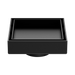 Nero 100mm Square Tile Insert Floor Waste 50mm Outlet - Matte Black