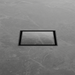 Nero NRFW006MB 100mm Square Tile Insert Floor Waste 50mm Outlet Matte Black image 3 | SKU: NRFW006MB