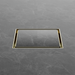 Nero NRFW008BG 130mm Square Tile Insert Floor Waste 100mm Outlet Brushed Gold image 3 | SKU: NRFW008BG
