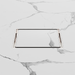 Nero NRFW008BN 130mm Square Tile Insert Floor Waste 100mm Outlet Brushed Nickel image 2 | SKU: NRFW008BN