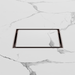 Nero NRFW008BZ 130mm Square Tile Insert Floor Waste 100mm Outlet Brushed Bronze image 2 | SKU: NRFW008BZ