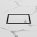 Nero NRFW008GM 130mm Square Tile Insert Floor Waste 100mm Outlet Gun Metal image 2 | SKU: NRFW008GM