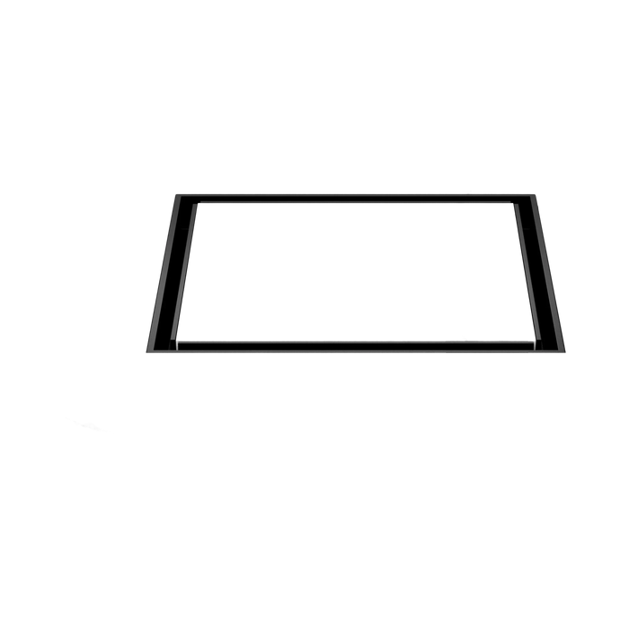 Nero NRFW008MB 130mm Square Tile Insert Floor Waste 100mm Outlet Matte Black image 3 | SKU: NRFW008MB
