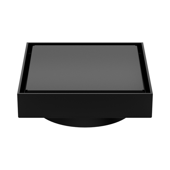 Nero NRFW008MB 130mm Square Tile Insert Floor Waste 100mm Outlet Matte Black image 4 | SKU: NRFW008MB