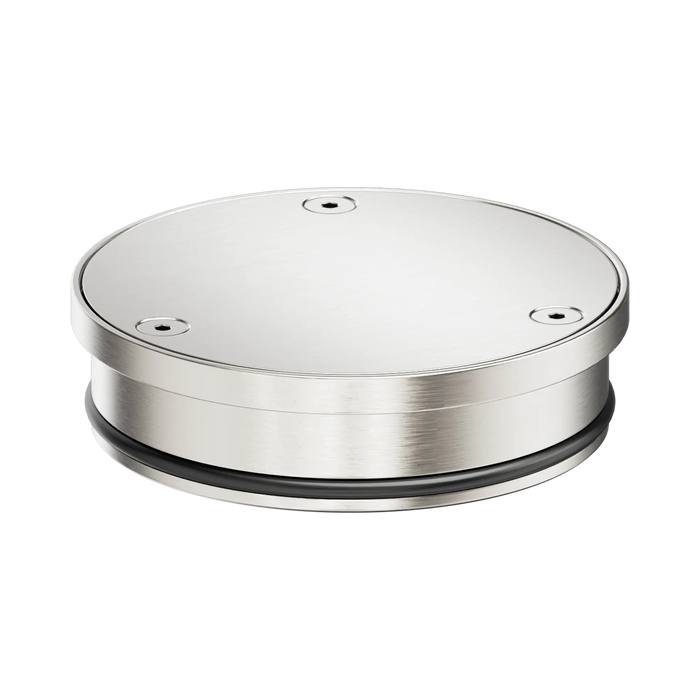 Nero 316L Stainless Round Clear Out 100mm Outlet - Brushed Nickel