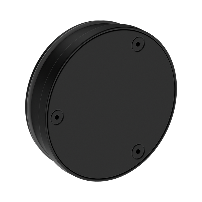 Nero NRFW010PB 316L Stainless Round Clear Out 100mm Outlet PVD Black image 2 | SKU: NRFW010PB