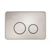 Nero NRPL001BN In Wall Toilet Push Plate Brushed Nickel image 2 | SKU: NRPL001BN