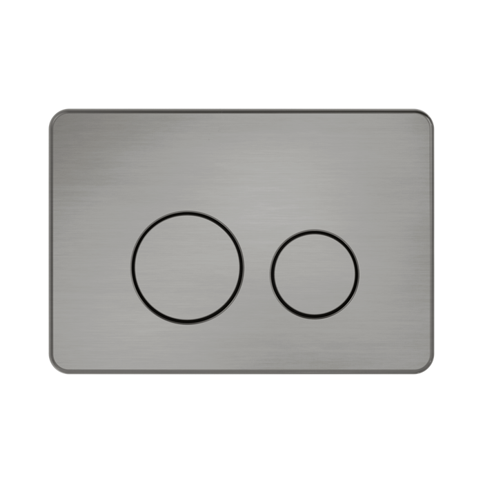Nero NRPL001GR In Wall Toilet Push Plate Graphite image 2 | SKU: NRPL001GR