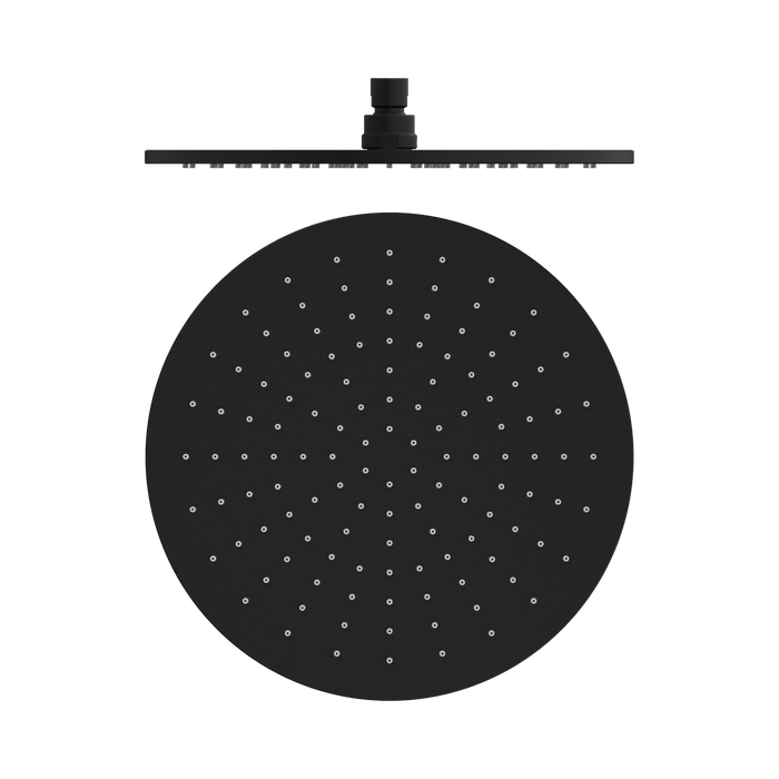 Nero NRROA1202MB 300mm Round Shower Head Matte Black image 2 | SKU: NRROA1202MB