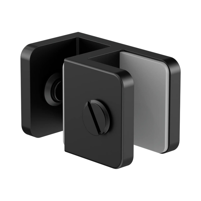 Nero Over-Panel Glass To Glass Fitting 10mm Glass
