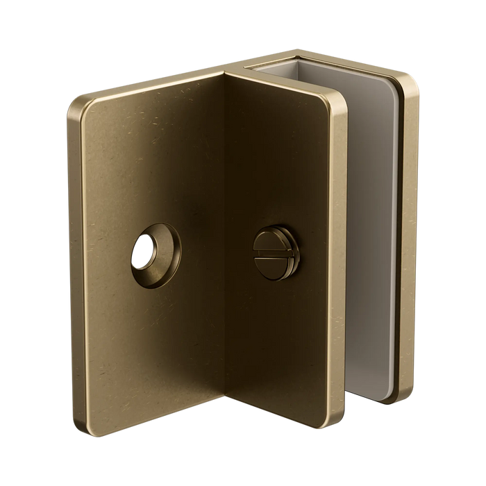 Nero Shower F Bracket 10mm Glass