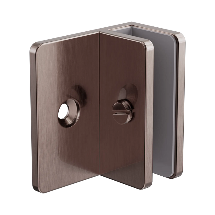 Nero Shower F Bracket 10mm Glass