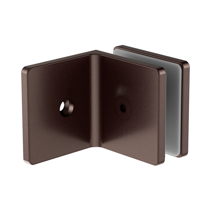 Nero 90 Degree Glass To Wall Bracket 10mm Glass