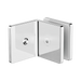 Nero 90 Degree Glass To Wall Bracket 10mm Glass