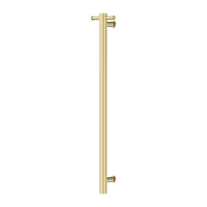 Nero Non-Heated Vertical Towel Rail 900mm - Brushed Gold