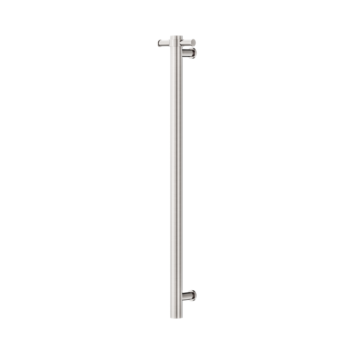 Nero Non-Heated Vertical Towel Rail 900mm - Brushed Nickel