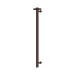 Nero Non-Heated Vertical Towel Rail 900mm - Rome Bronze