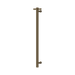 Nero Non-Heated Vertical Towel Rail 900mm - Tumbled Antique Brass