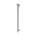 Nero Mecca 240V Single Vertical Heated Towel Rail - Chrome