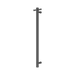 Nero Mecca 240V Single Vertical Heated Towel Rail - Graphite