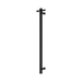 Nero Mecca 240V Single Vertical Heated Towel Rail - Matte Black
