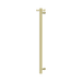 Nero Mecca 12V Single Vertical Heated Towel Rail - Brushed Gold