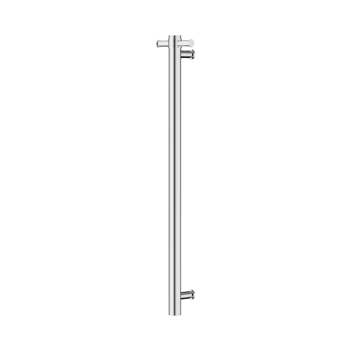 Nero Mecca 12V Single Vertical Heated Towel Rail - Chrome