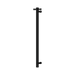 Nero Mecca 12V Single Vertical Heated Towel Rail - Matte Black
