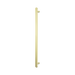 Nero Bianca 12V Single Vertical Heated Towel Rail - Brushed Gold