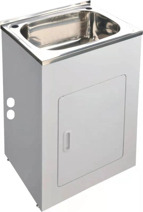 Poseidon 455x555x925mm 35L Stainless Steel Laundry Tub Cabinet Freestanding - Clearance