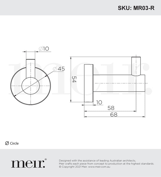 Round Robe Hook