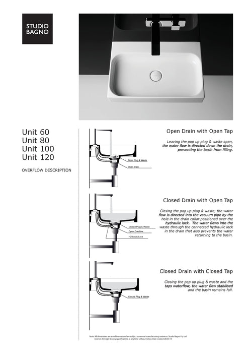 Studio Bagno Unit 100 1005mm