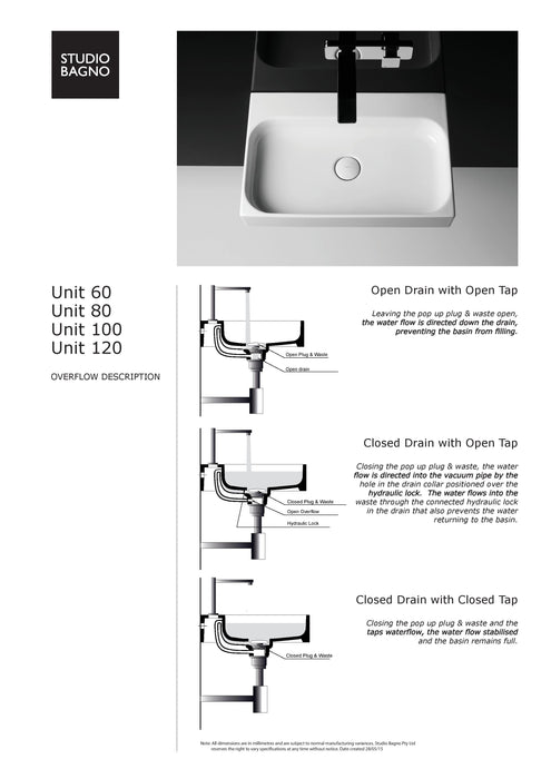 Studio Bagno Unit 120 1205mm