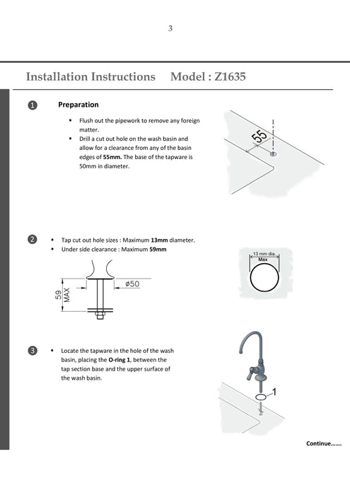 Nicolazzi Amalfi 1635 Water Filter Tap