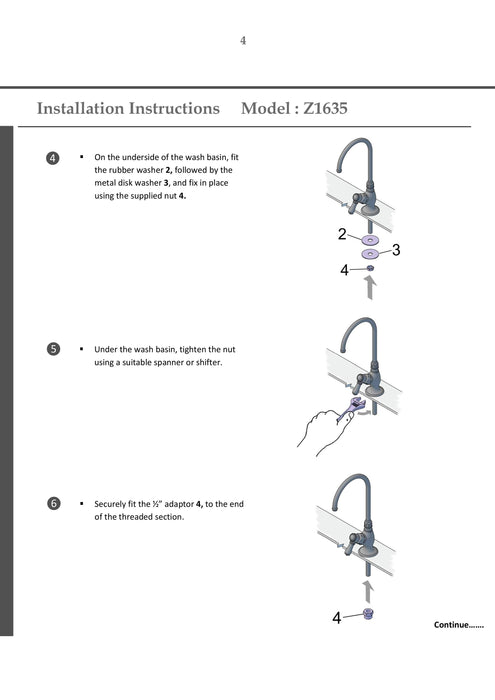 Nicolazzi Amalfi 1635 Water Filter Tap