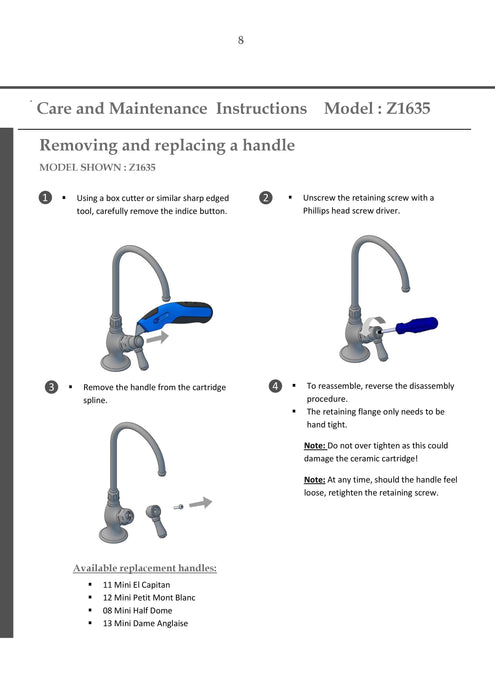 Nicolazzi Amalfi 1635 Water Filter Tap